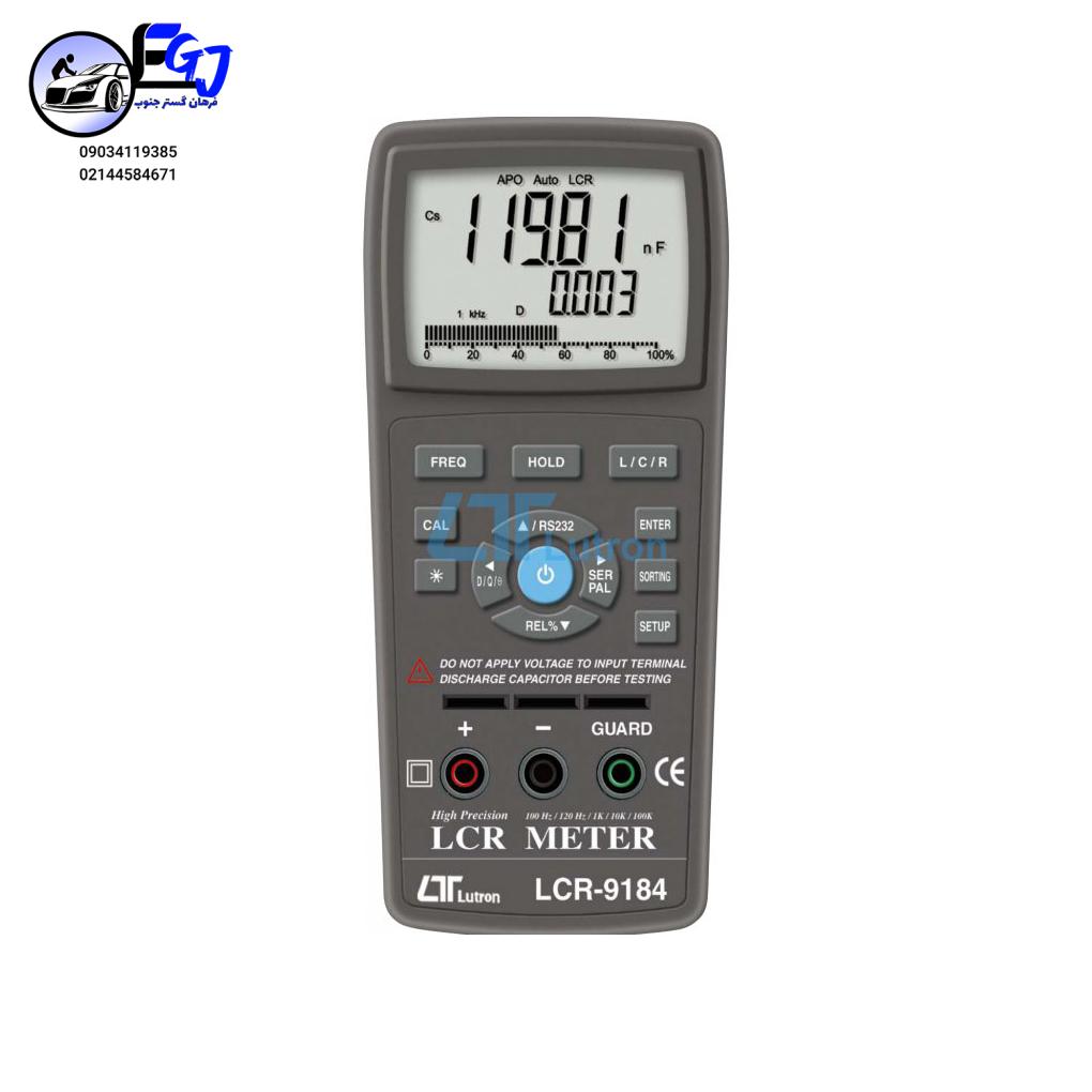 1650-1_lcr-meter-lutron-lcr-9184 LCRمترحرفه ای برند LUTRON مدل LCR-9184
