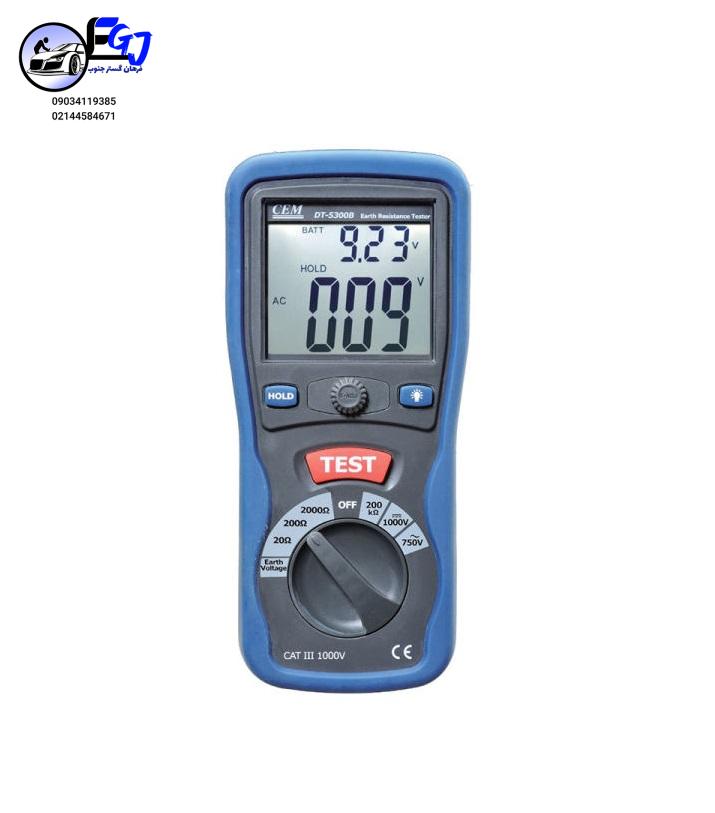 5300-1 ارت سنج دیجیتال سه سیمه برند CEM مدل DT-5300B