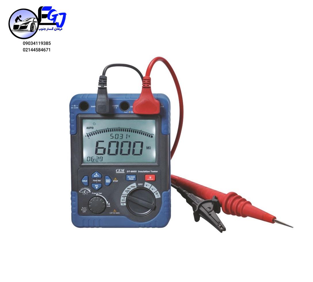 DT-6605 میگر دیجیتال 5000V برند CEM مدل DT-6605