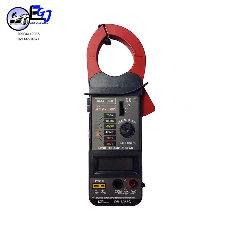 miernik-cegowy-dm6055c-acdc-clamp-meter-G کلمپ آمپرمتر ترمومتردار برند LUTRON مدل DM-6055C