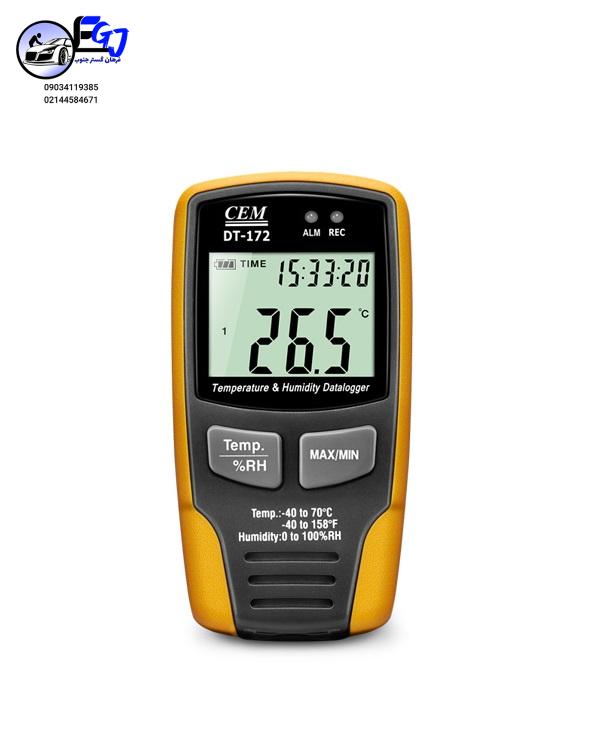 dt-172tk دیتالاگردیجیتال دما رطوبت CEM مدل DT-172TK
