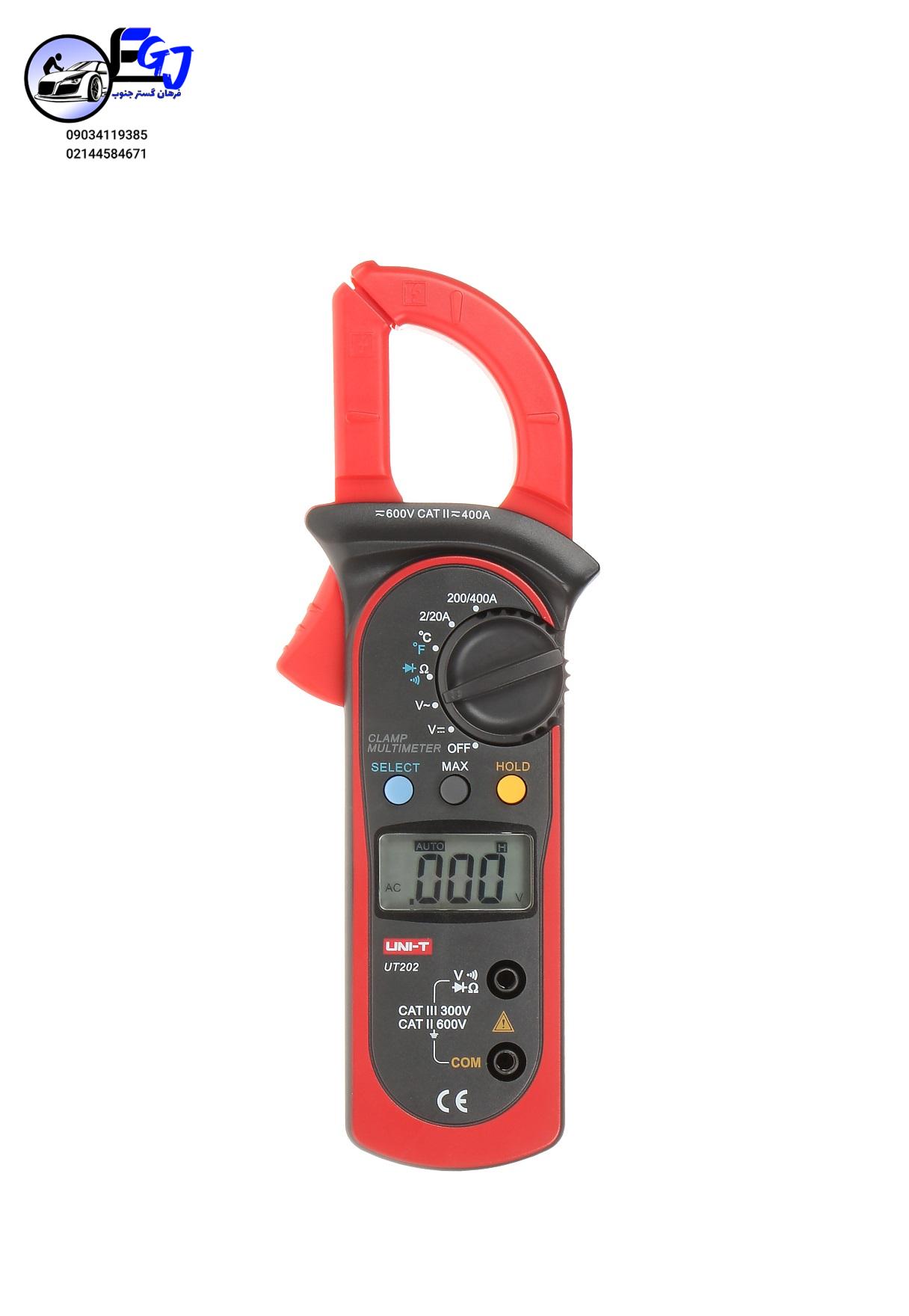 ut-202 آمپرمترکلمپی برند یونیتی مدل+UT-202