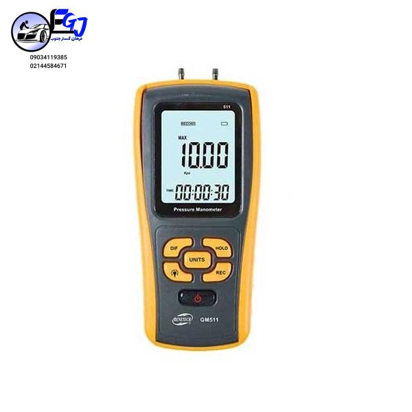 فشارسنج-تفاضلی-دیجیتال-بنتک-مدل-gm511 فشارسنج دیجیتالی برند BENETECH مدل GM511