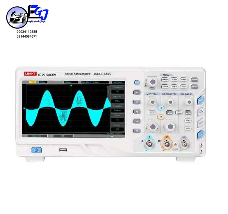 2102 اسیلوسکوپ دیجیتال برند یونیتی مدل UTD2102CEM