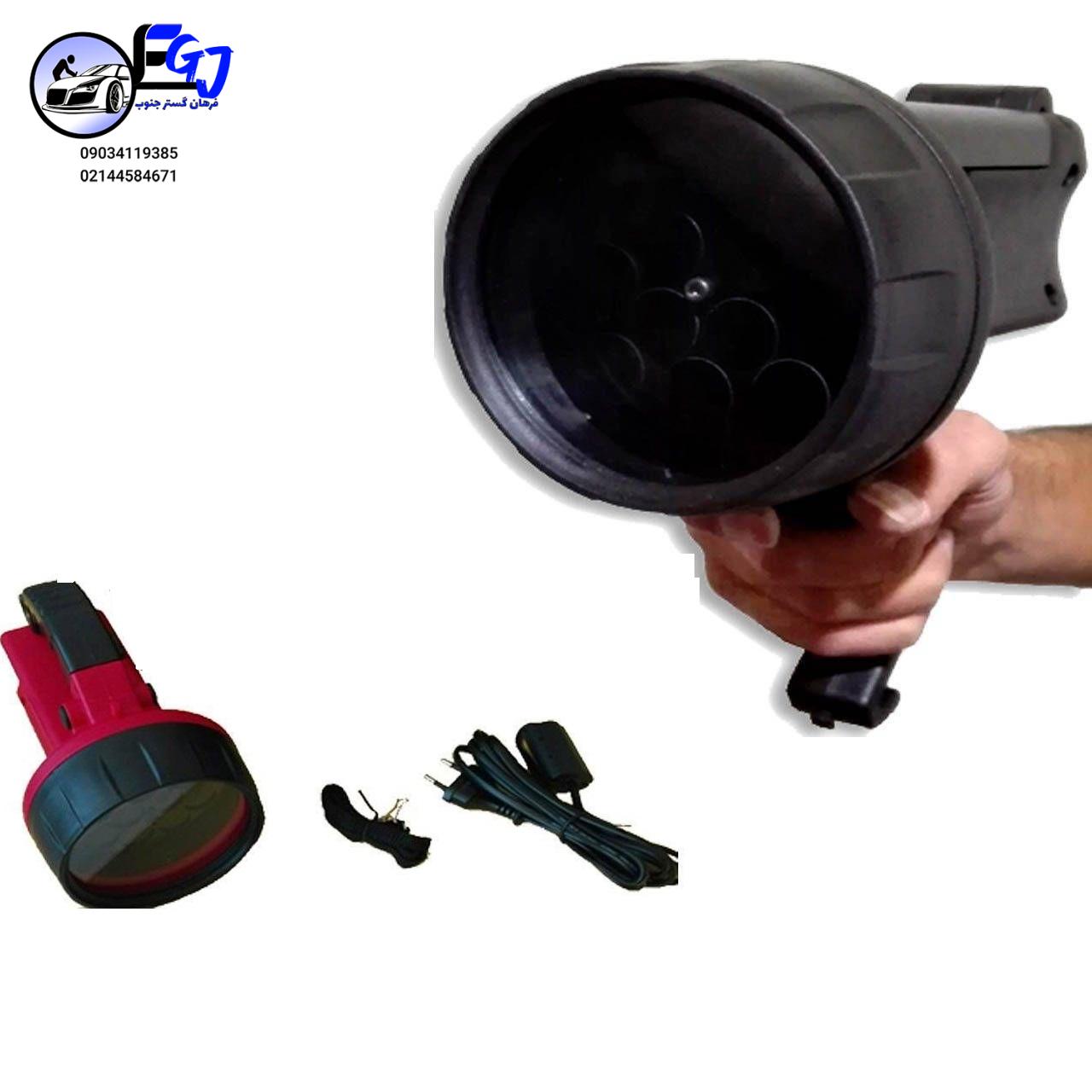 چراغ-UV-دستی-پرتابلAC-مدل-NK-75-BLACK-LIGHT چراغ بازرسی یووی UV12LED - Image 1