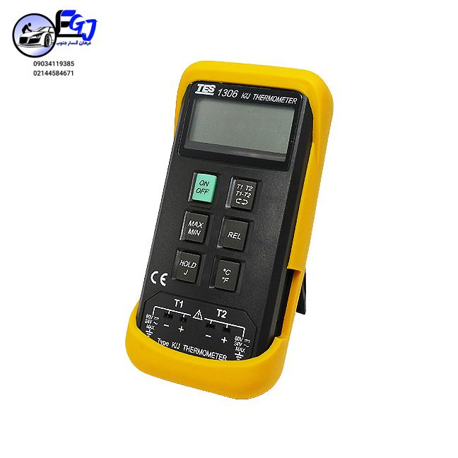 1(156) ترمومتر دوکاناله برند TES مدل TES-1306