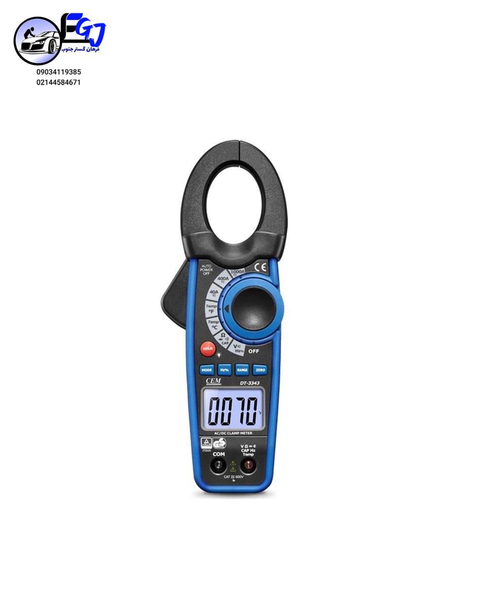 3340-- آمپرمتر کلمپی AC برند CEM مدل DT-3340