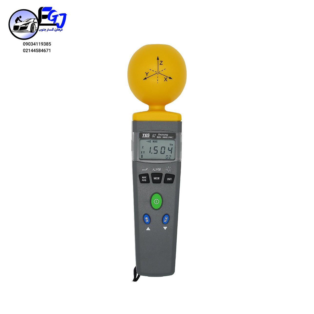 51g6kynVecL._SL1001_ دستگاه اندازه گیری امواج الکتریکی برند TES مدل TES-92