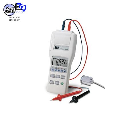 TES32 (1) تستر ظرفیت باطری دیجیتال برند TES مدل TES-32