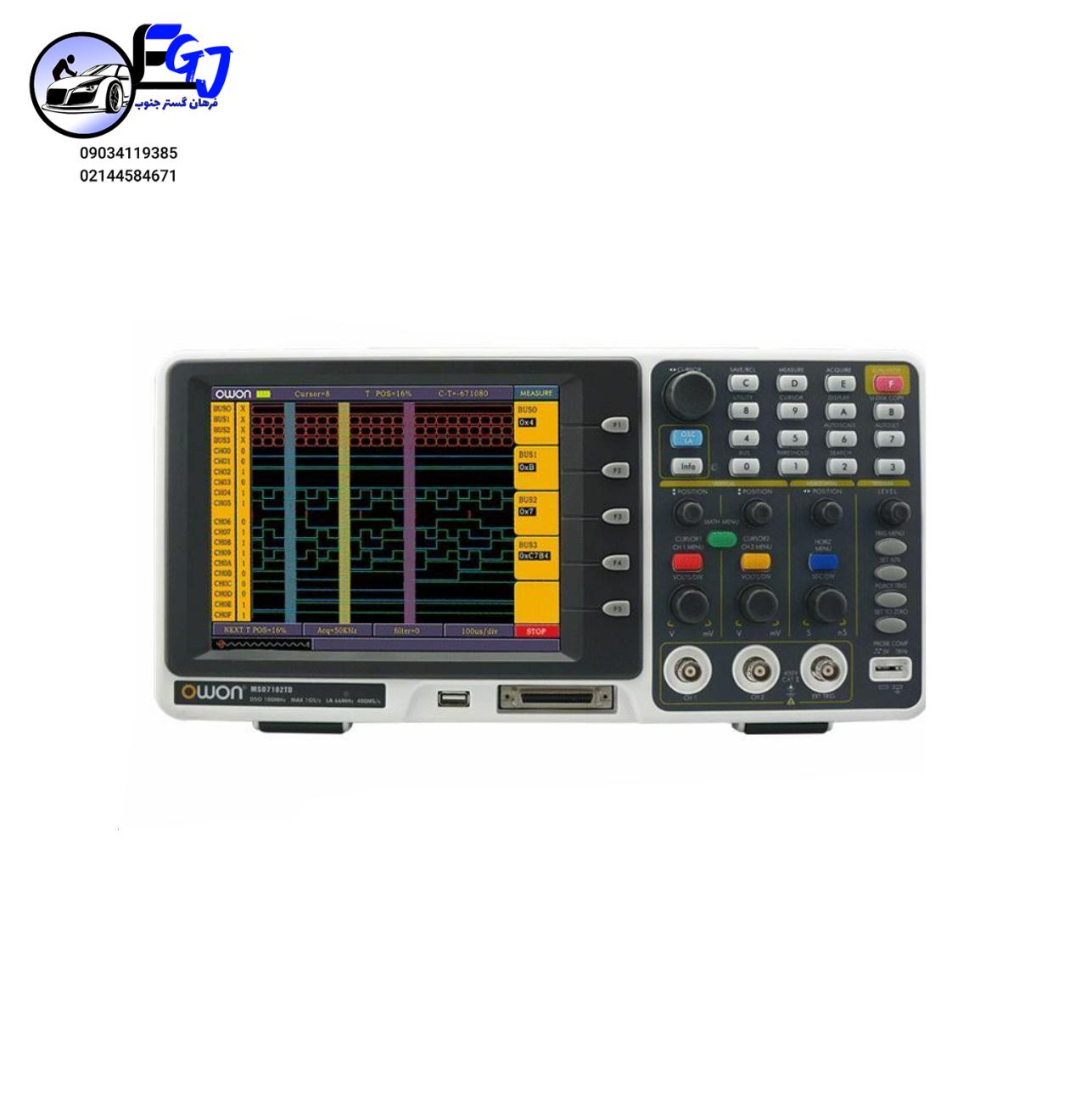 Untitled-1 اسیلوسکوپ دیجیتال برند OWON مدل MSO-7102TD