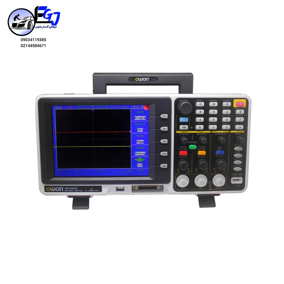 مهر ابزار دقیق اسیلوسکوپ دیجیتال برند OWON مدل MSO-7062TD