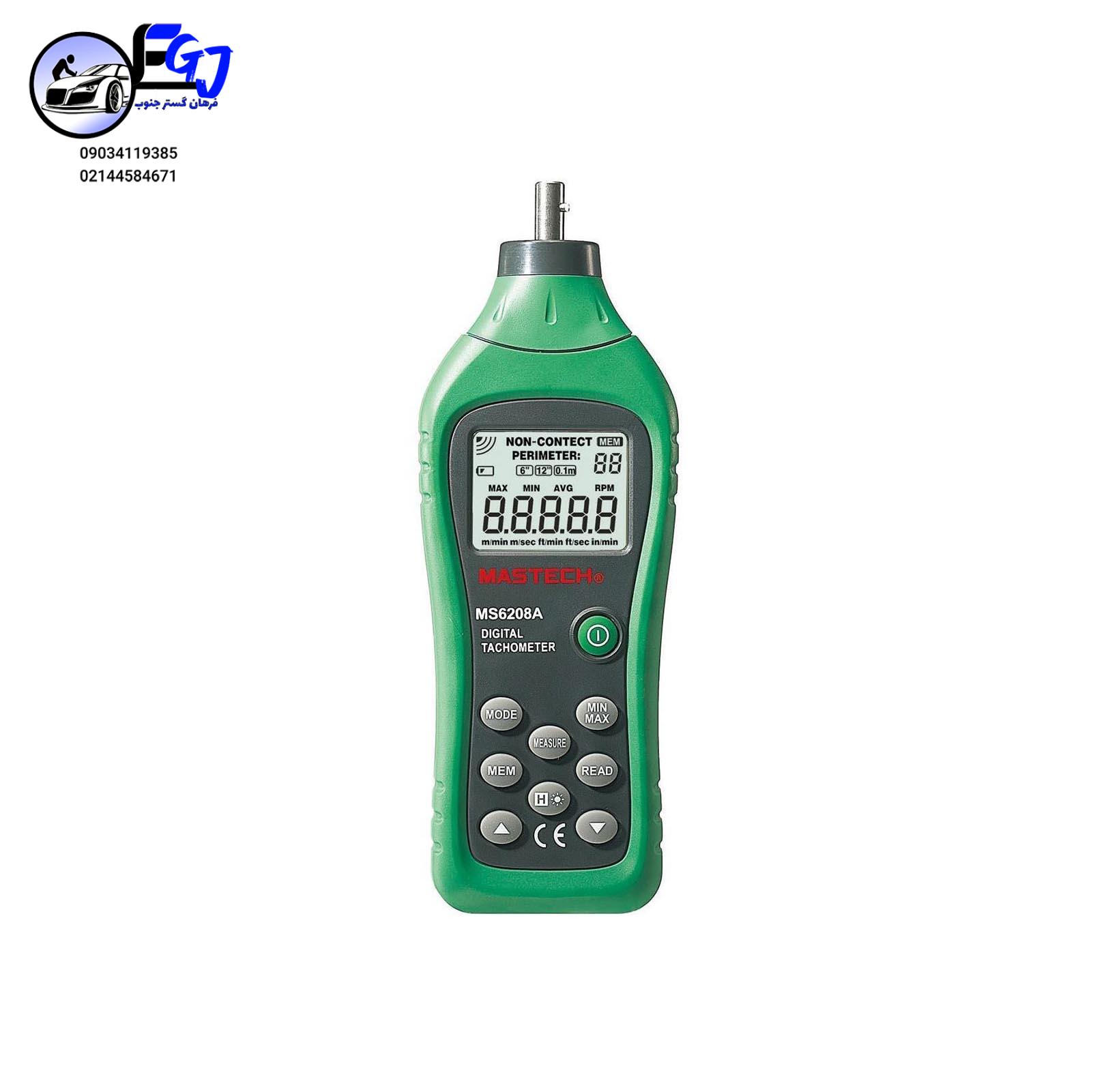 200614161000386846441 دورسنج مکانیکی تماسی برند MASTECH مدل MS6208A