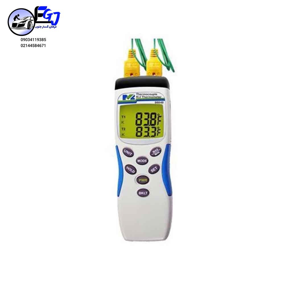 01_973 ترمومتر پرتابل دو کاناله تیپ K برند MIC مدل 98838