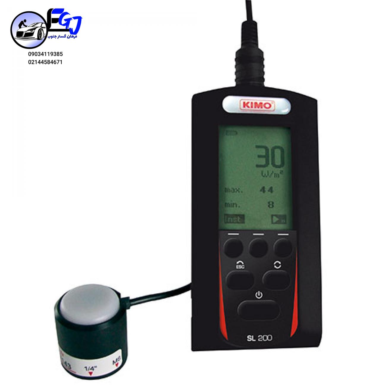 SL200-face سولارمتر برند کیمو KIMO مدل SL-200