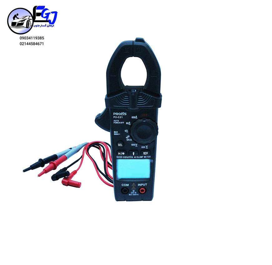 Digital-clamp-meter-p2-c21-pro2s کلمپ آمپرمتر برندPRO2S مدلP2-C21