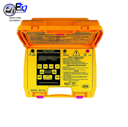SEW6212-IN-INSULATION-TESTER میگر دیجیتال 10KV برند SEW مدل 6212A IN - Image 1