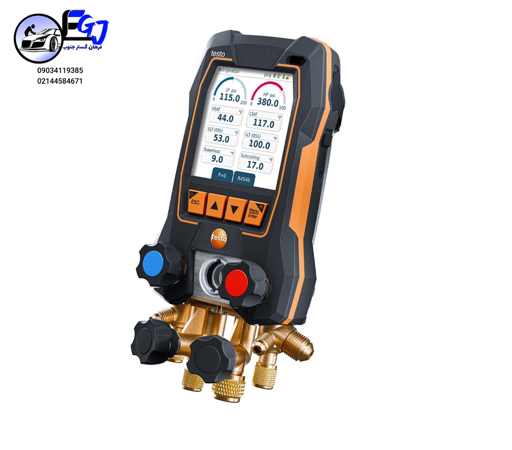 testo-558s-angle__33287 تست گیج منیفولد برند تستو مدل 570S - Image 1
