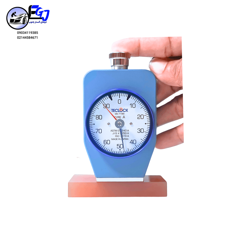 سختی-سنج-لاستیک-Teclock-Shore-A سختی سنج ShoreAبرند Teclock - Image 1