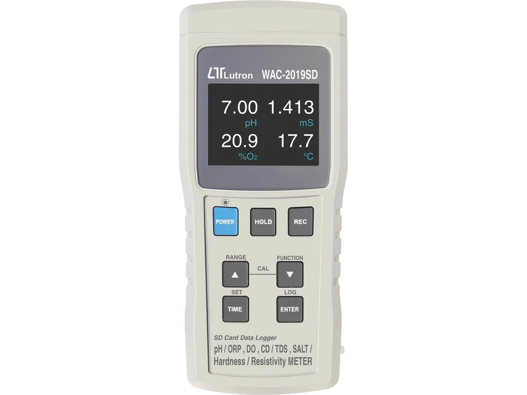 data-logger دیتالاگر مولتی پارامتر کیفیت آب LUTRON WAC-2019SD