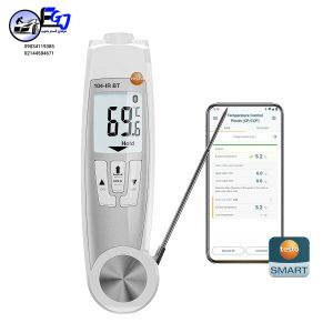 ترمومتر و دماسنج تماسی و لیزری Testo 104-IR BT